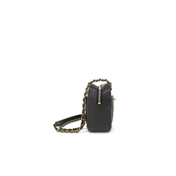 CHANEL Black Quilted 19 Chain Shoulder Bag A-A29389 - Picture 3 of 11